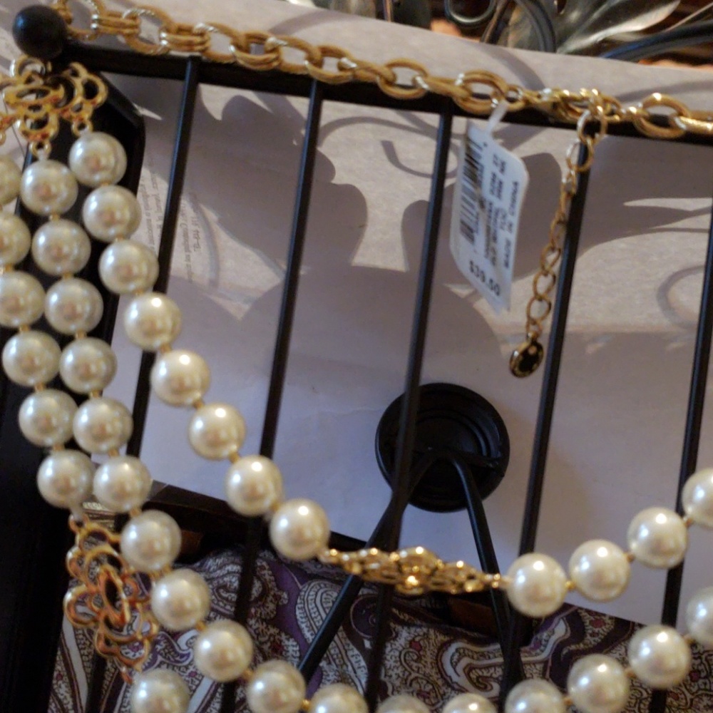 🎁SOLD OUT🎁NWT 3 ROUND W BEADED NECKLACES - Picture 3 of 8